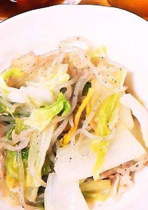 豚肉とこんにゃくの白菜煮-レシピのメイン写真