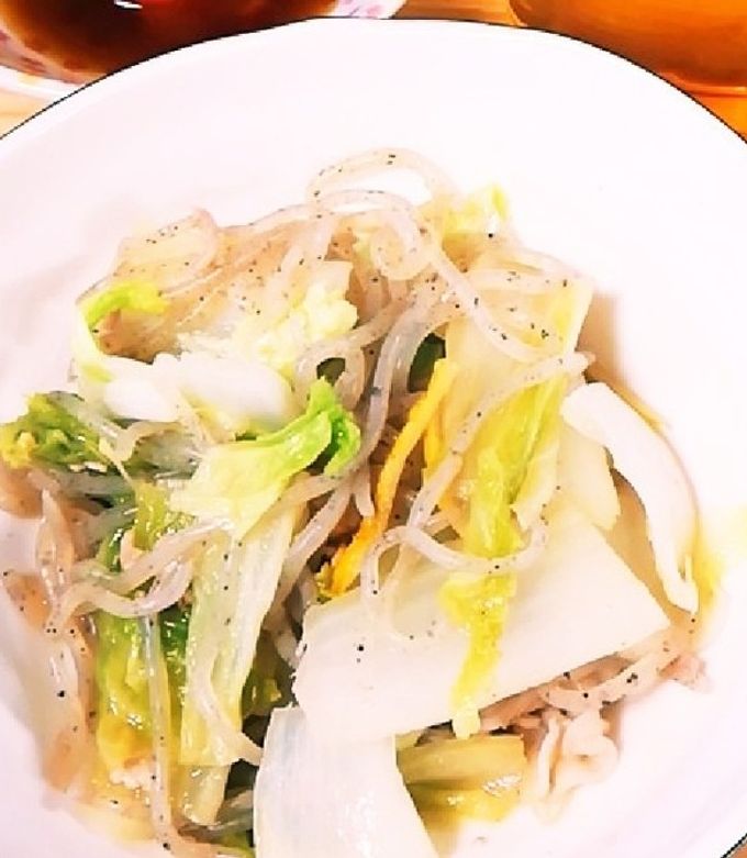 豚肉とこんにゃくの白菜煮-レシピのメイン写真