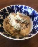 ドライトマトとサラダチキンの洋風白和え