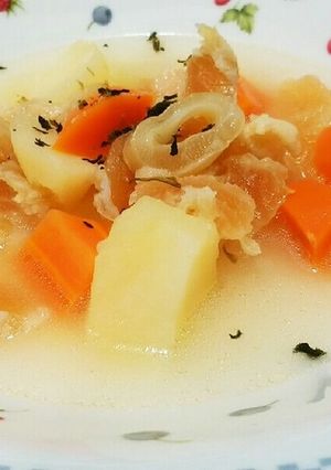 犬ご飯　牛アキレスのポトフ-レシピのメイン写真