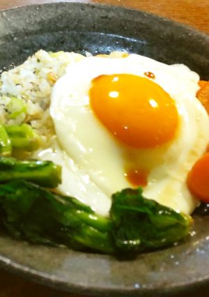 オートミール入りご飯でガーリックライス-レシピのメイン写真