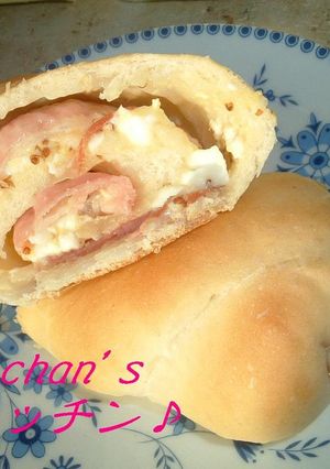 ベーコン&エッグロールパン ~中力粉で~-レシピのメイン写真