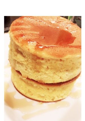 材料簡単☆HMふわふわスフレパンケーキ♡-レシピのメイン写真