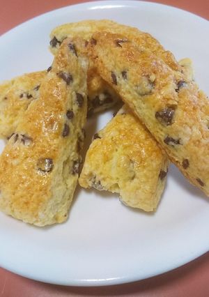 チョコチップスコーン-レシピのメイン写真