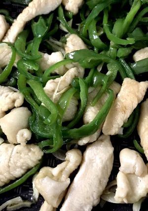 鶏むね肉とピーマン炒め-レシピのメイン写真