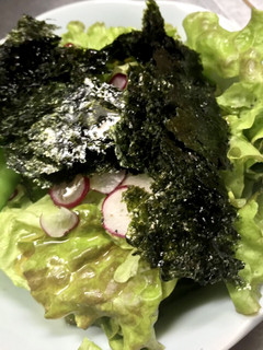 サニーレタスと海苔のサラダ-レシピのメイン写真
