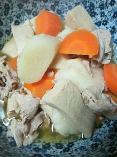 長芋と高野豆腐の煮物-レシピのメイン写真