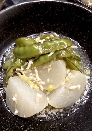 カブと絹さやのとろとろあんかけそばろ煮-レシピのメイン写真