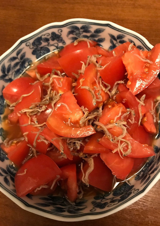 トマトとじゃこの和え物-レシピのメイン写真