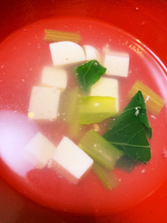 豆腐と小松菜の中華とろみスープ-レシピのメイン写真