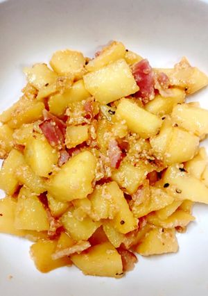 じゃがいもとベーコンの炒め物-レシピのメイン写真