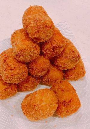 ツナとじゃがいもの、破裂しない俵コロッケ-レシピのメイン写真