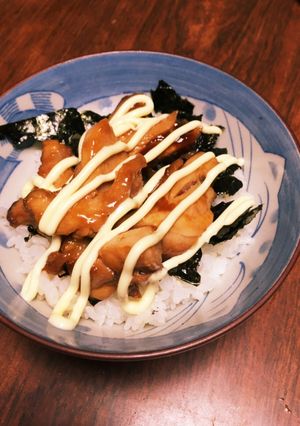超簡単♩ 照りマヨ丼-レシピのメイン写真