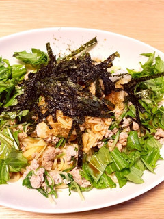 水菜と大根おろしの簡単パスタ-レシピのメイン写真
