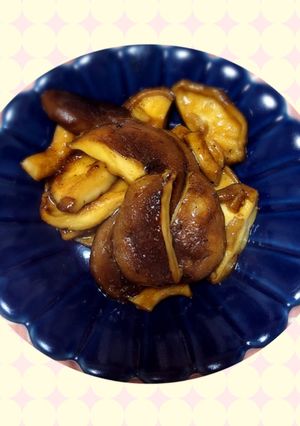 超簡単！椎茸のにんにくバター醤油炒め♪-レシピのメイン写真