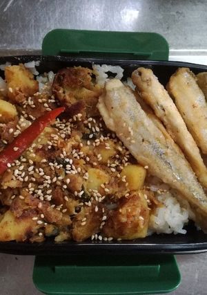 ◎旦那弁当◎その⑱『ありあわせ弁当』-レシピのメイン写真