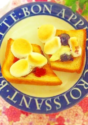 ベリーチョコトースト-レシピのメイン写真
