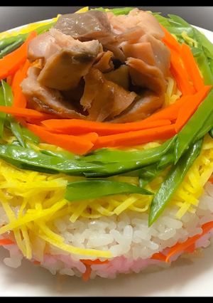 コスパ最高めちゃウマシャケのちらし寿司-レシピのメイン写真