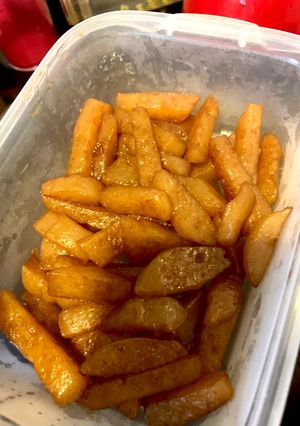 こんにゃくのバターポン酢炒め-レシピのメイン写真