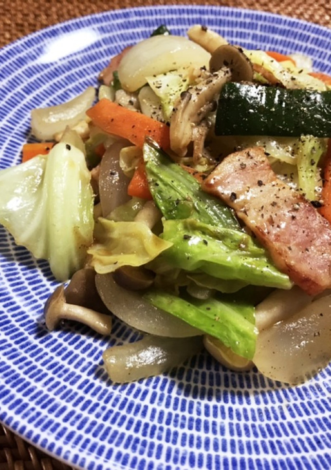 ちょっと洋風な野菜炒め-レシピのメイン写真