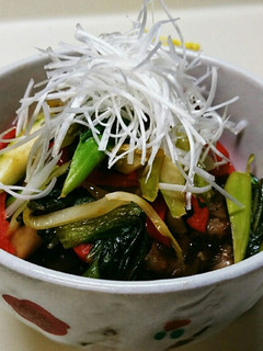 野菜たっぷりステーキ丼-レシピのメイン写真