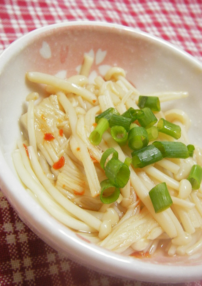 ❤レンジで簡単❤えのきの豆板醤和え-レシピのメイン写真