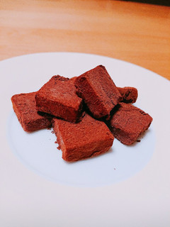 ヨーグルトとチョコだけで生チョコレート-レシピのメイン写真