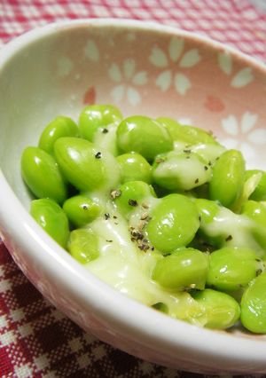 ハマる!?チーズ♡♥枝豆deおつまみ-レシピのメイン写真