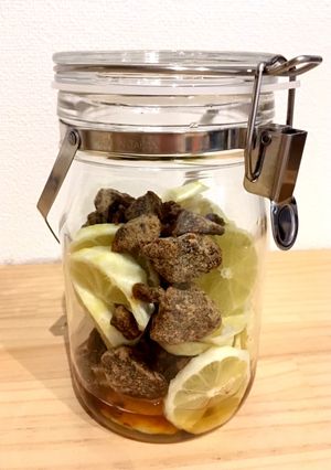 【保存食】黒糖レモンシロップ-レシピのメイン写真