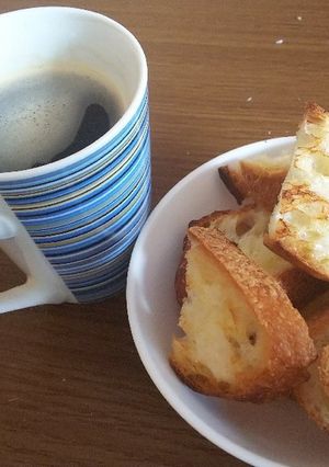 簡単フライパンでラスク風トースト-レシピのメイン写真