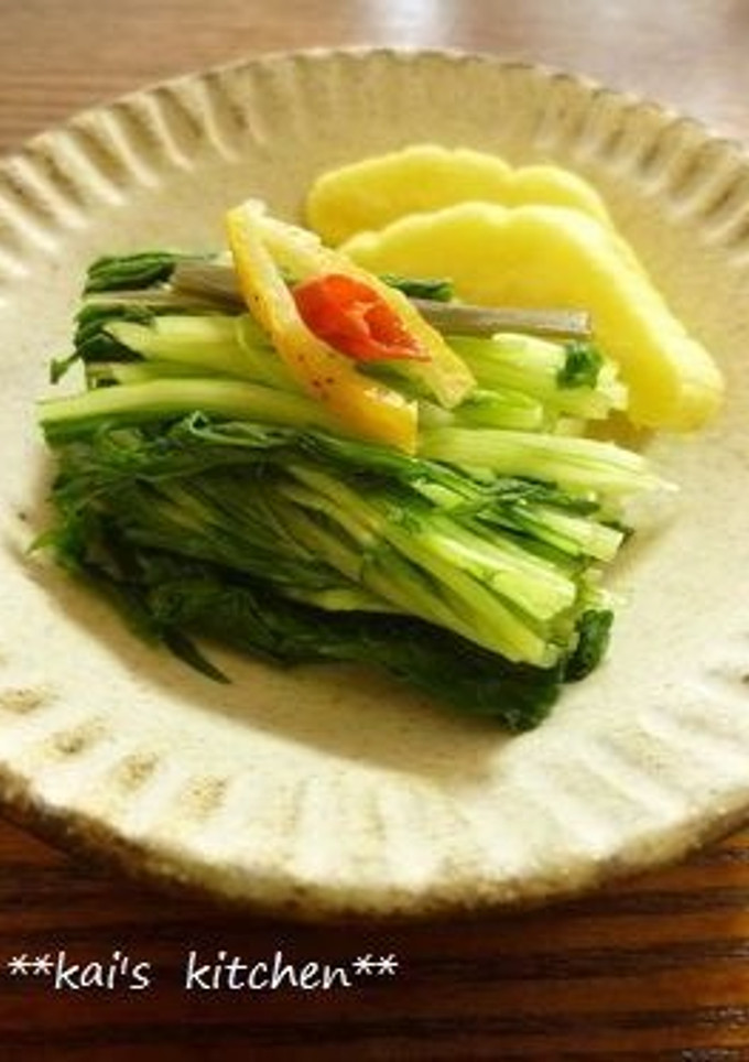 手作り◇水菜のお漬物-レシピのメイン写真