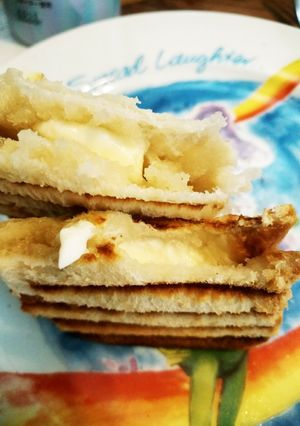 簡単☆蜂蜜とクリームチーズのホットサンド-レシピのメイン写真