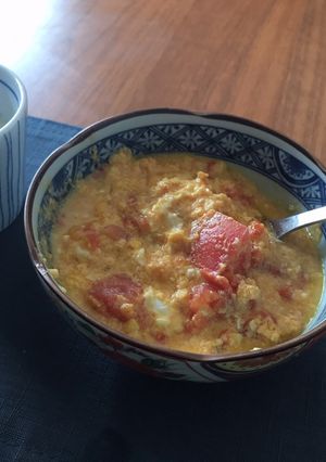 とろとろ卵とトマトの炒め物-レシピのメイン写真