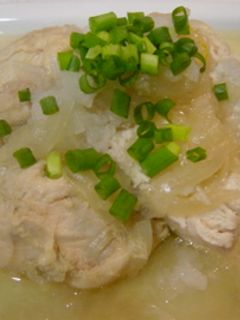 チキンのあっさり和風タマネギのみぞれ煮-レシピのメイン写真