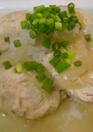 チキンのあっさり和風タマネギのみぞれ煮-レシピのメイン写真
