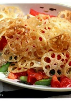 かりかり蓮根のレモンサラダ-レシピのメイン写真