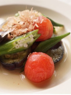 夏野菜のお浸し-レシピのメイン写真