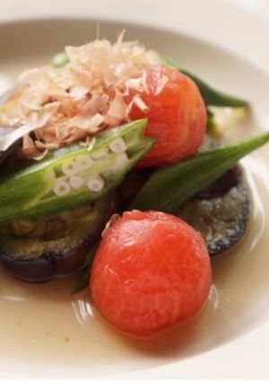 夏野菜のお浸し-レシピのメイン写真