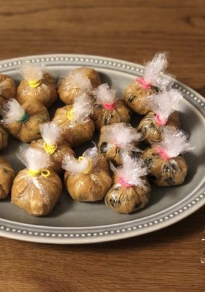 味噌玉 (海苔ごま生姜味噌汁)-レシピのメイン写真