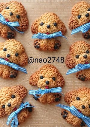 クッキー生地だけでトイプードルクッキー-レシピのメイン写真