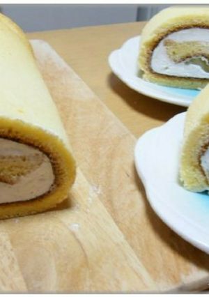 ヨーグルトクリームロール-レシピのメイン写真