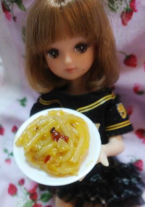 リカちゃんサイズ♡福岡のぺぺたまに挑戦ꕤ-レシピのメイン写真