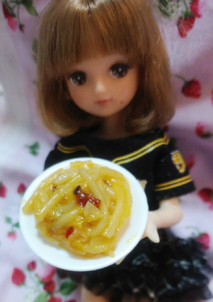 リカちゃんサイズ♡福岡のぺぺたまに挑戦ꕤ-レシピのメイン写真