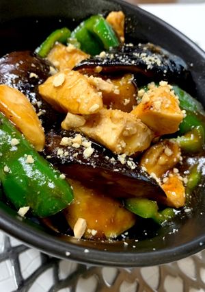 夏野菜の中華風甘酢あんかけ丼-レシピのメイン写真