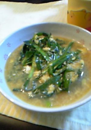 甘辛・おいしい♪にらの卵とじ-レシピのメイン写真