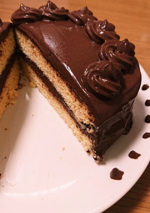 チョコケーキ。簡単、低カロ、低糖質♪-レシピのメイン写真