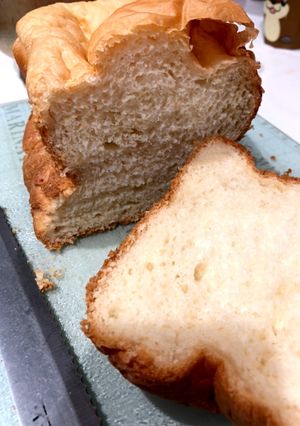 *HBでもっちりふわふわ食パン*-レシピのメイン写真