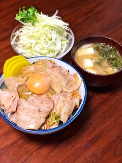 伝説のすた丼!限りなく近く簡単に再現!-レシピのメイン写真
