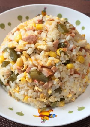 卵とコーンのチャーハン!(^^)!-レシピのメイン写真