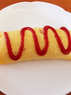 レンジで簡単!くるくるオムライス-レシピのメイン写真